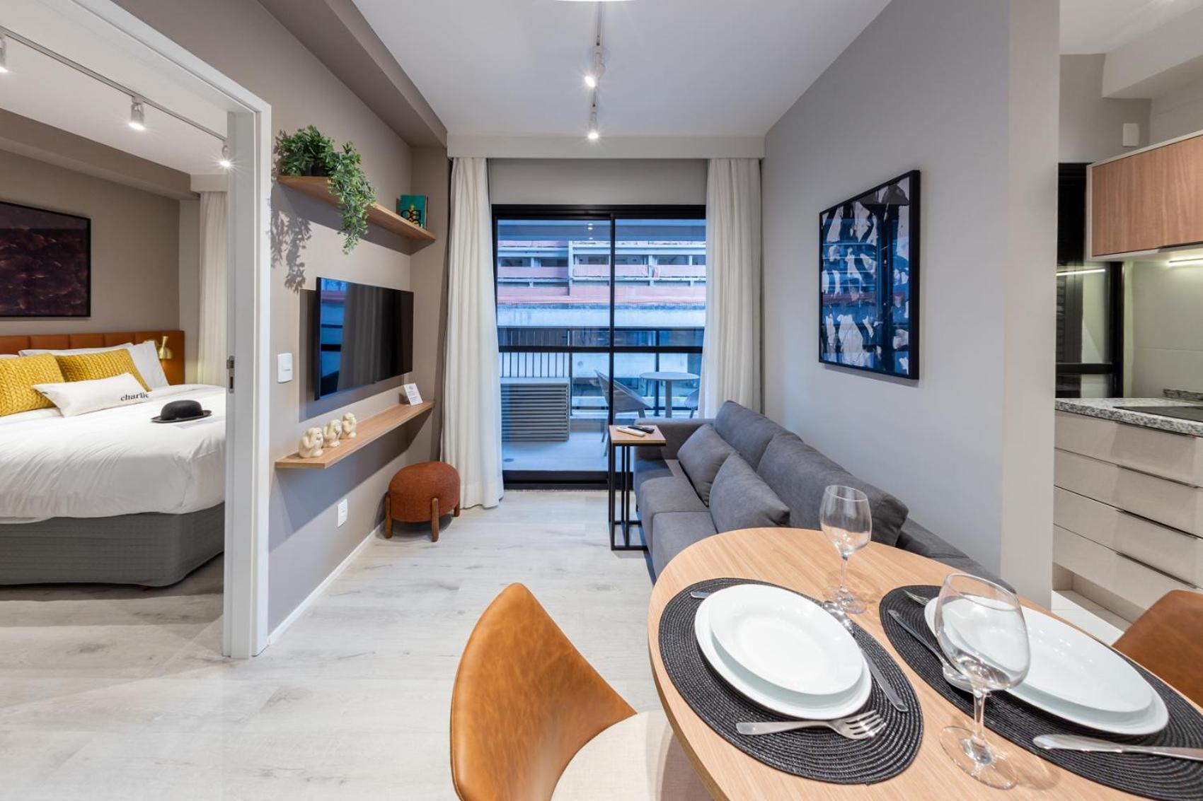 Appartement Charlie Contemporaneo Jardins à São Paulo Extérieur photo